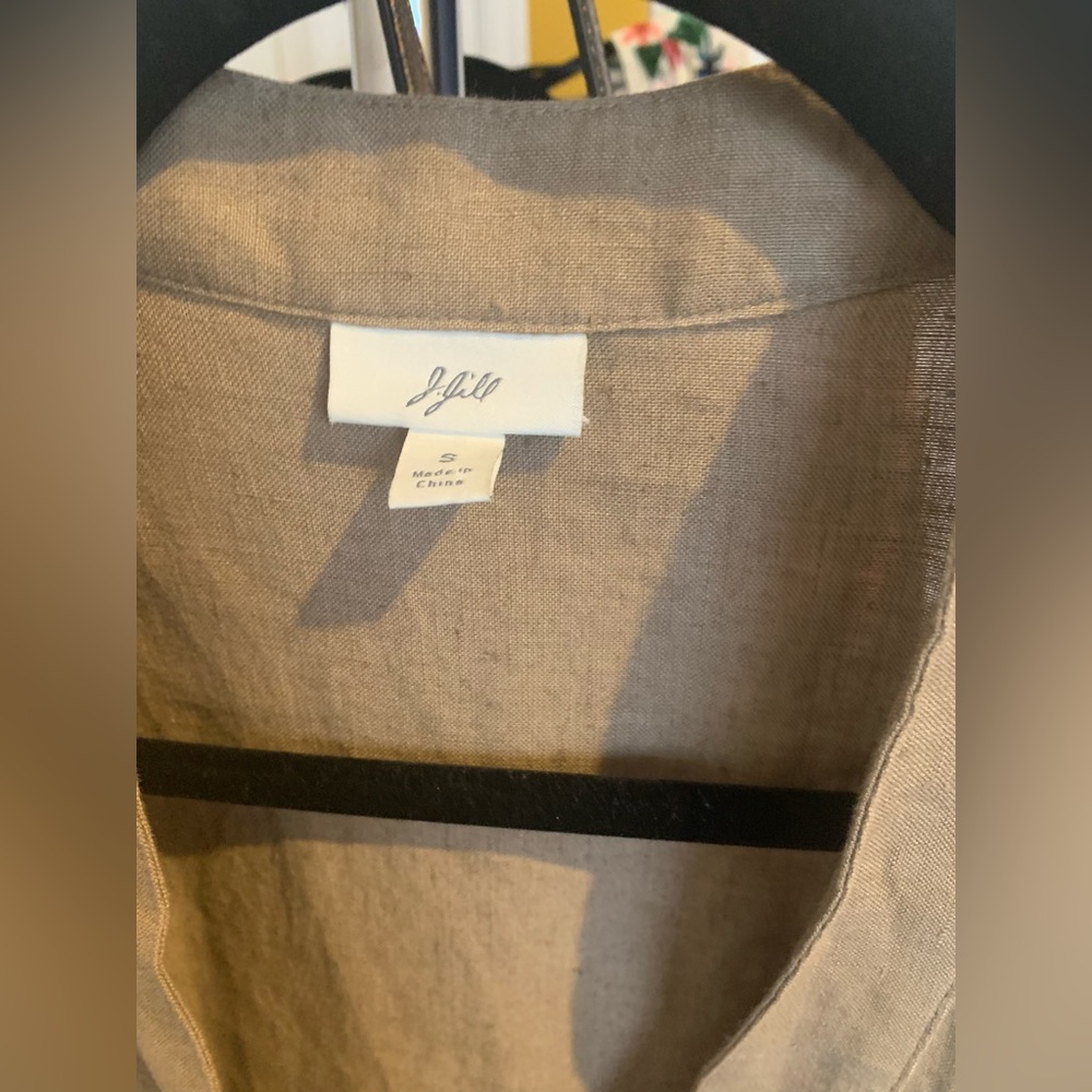 J Jill 100% Linen Jacket - Picture 3 of 3